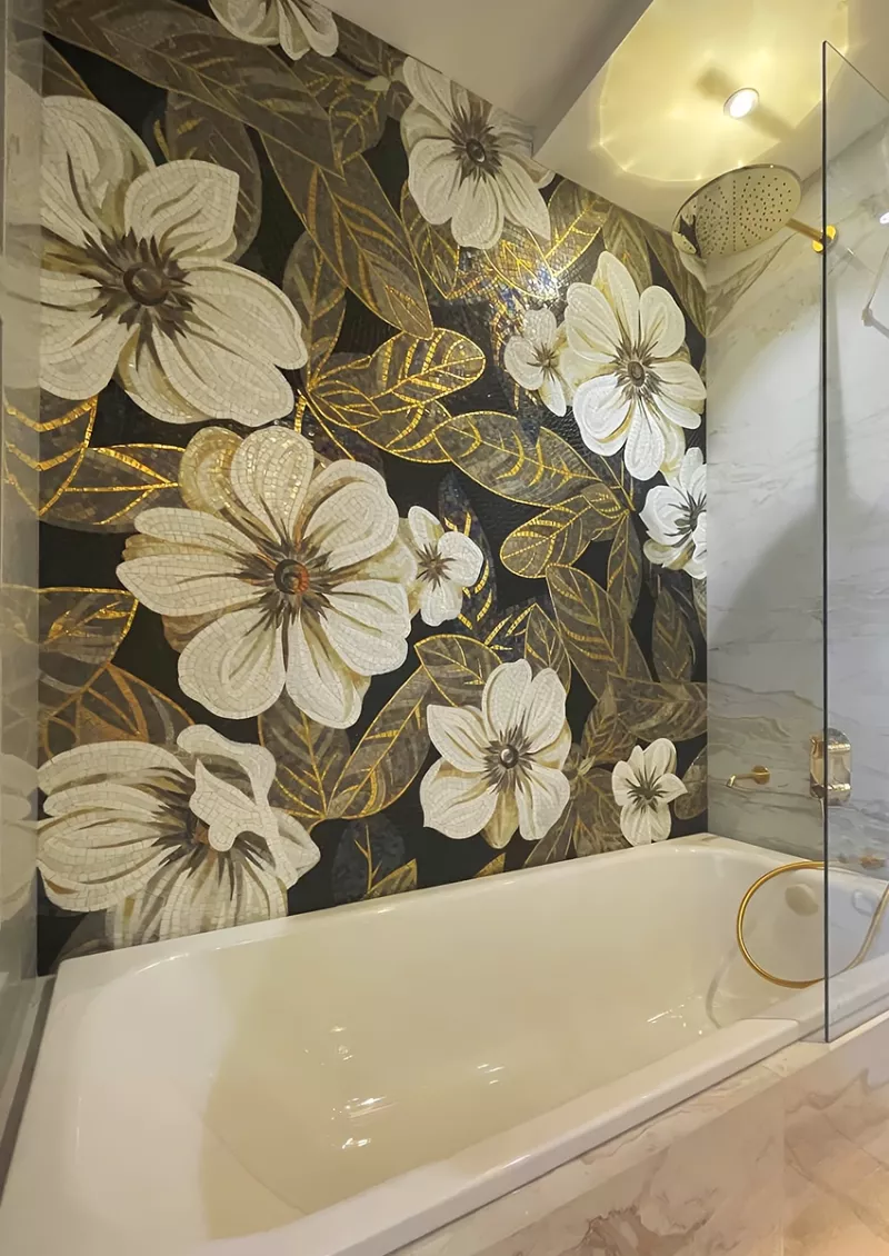 художественное панно sicis flower power